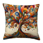 Abstract design tree pillow (2)