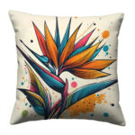 Abstract line colorful throw pillow (1)