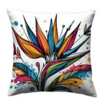 Abstract line colorful throw pillow (1)
