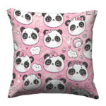 Adorable Panda colorful throw pillow (2)