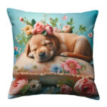 Adorable puppy sleeping pillow (4)