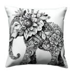 Beautiful decorative elephant abstra (3)