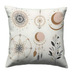 Boho minimalist colorful throw pillow (3)