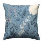 Botanical boho colorful throw pillow (1)