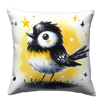 Cartoon Bird Designer Pillow