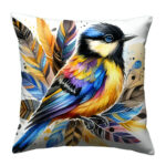 Colorful bird pillow (1)