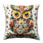 Creative artwork featuring an owl pillow (1)