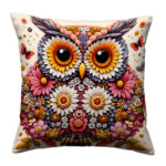 Creative artwork featuring an owl pillow (1)