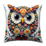 Creative artwork featuring an owl pillow (1)