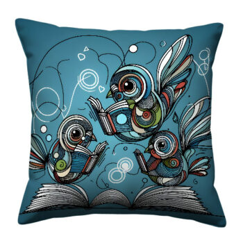 Cute Adorable Birds Pillow