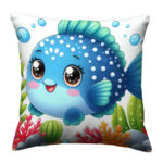 Cute fish throw pillow (2)