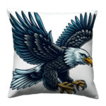 Cute flying eagle colorful throw pillow (3)