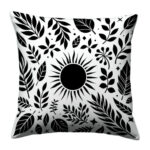 Design summer leaf colorful throw pillow (4)