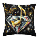 Diamond Music Note pillow (4)