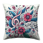 Doodle melody art pillow (2)