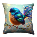 FairyWren colorful throw pillow (4)