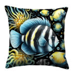 Fish colorful throw pillow (4)