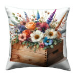 Flowers wooden box pillow (3)