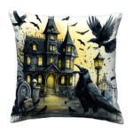 Haunted House designer pillow (2)