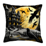 Haunted House designer pillow (2)