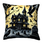 Haunted House designer pillow (2)