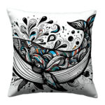 Huge whale colourful pillow (1)