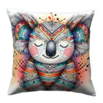 Koala colorful throw pillow (4)