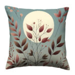 Minimalist botanical colorful throw pillow (3)