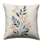 Minimalist botanical colorful throw pillow (3)