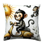 Monkey riding pillow (6)