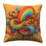 Rainbow liquid paint pillow (3)