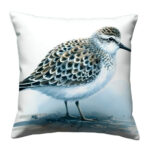 Sandpiper water bird pillow (4)