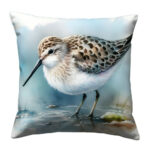 Sandpiper water bird pillow (4)