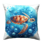 Sea turtle floats pillow (4)