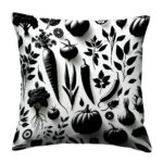 Seasonal vegetables colorful throw pillow (2)