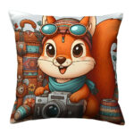 Squirrel tourist with camera pillow (4)