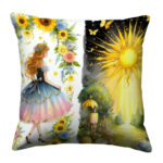 Summertime princess colorful throw pillow (4)