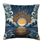Sunrise colorful throw pillow (4)