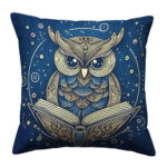 Wise owl reading pillow (3)